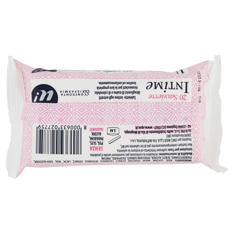 20 SALVIETTE INTIME DETERGENTI E RINFRESCANTI U! Confronta & Risparmia